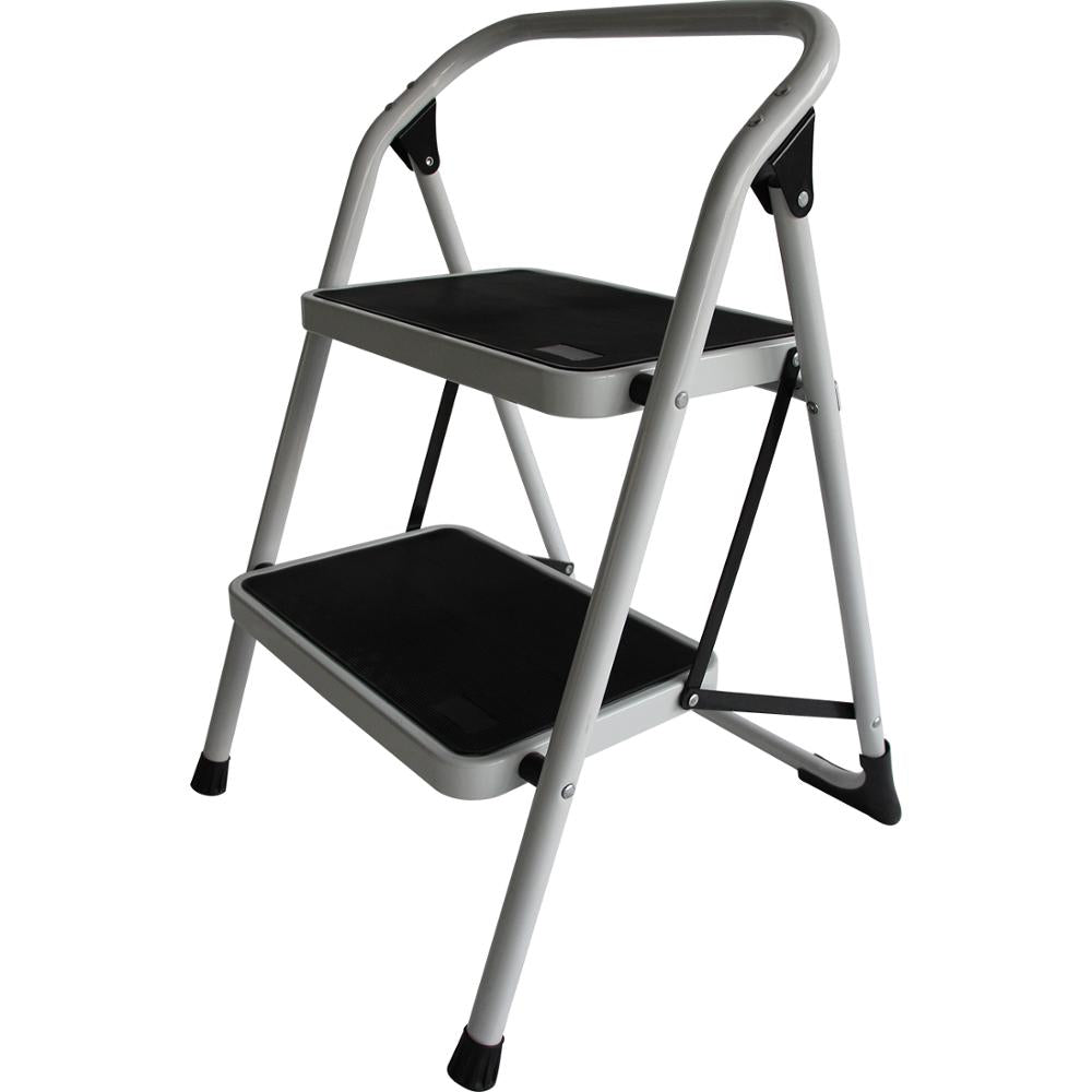 SINMEIRUN Good Quality 2 step metal folding ladder safety household stepladder