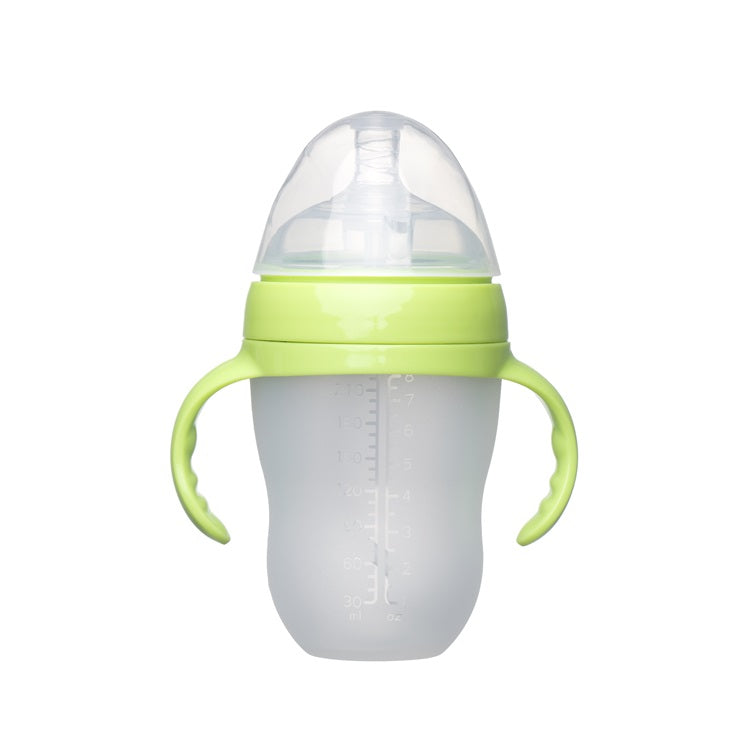 JUJH&CC Natural Feel Safety Infant Luxury Silicone Anti Colic Feeding Baby Bottles In Bulk