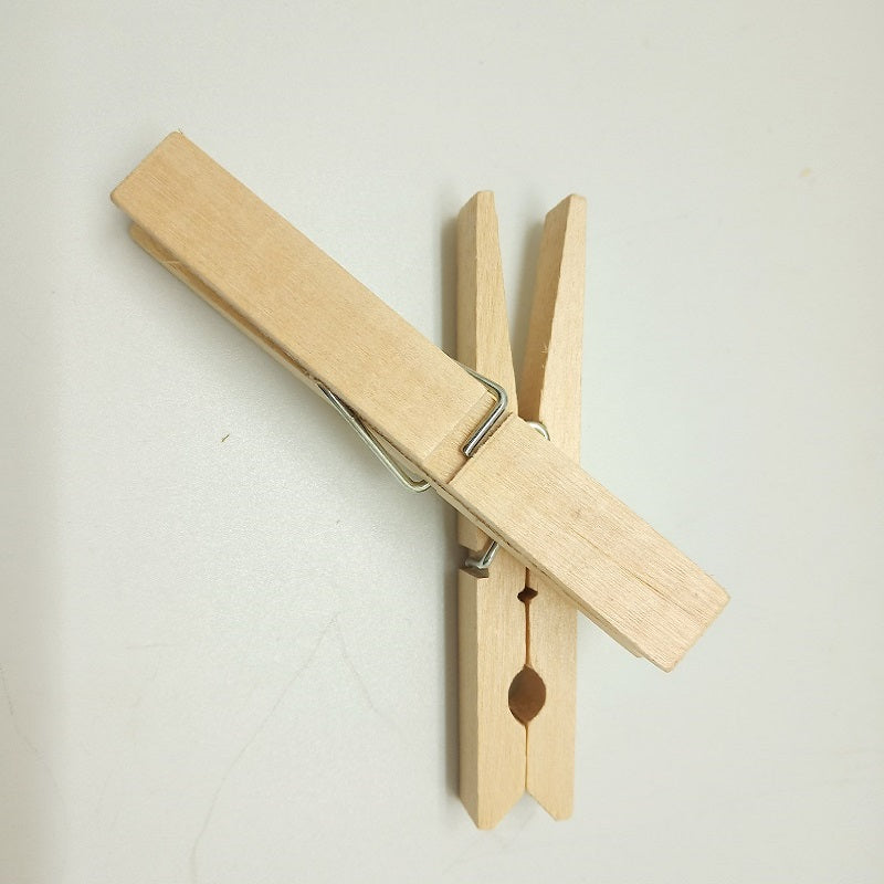YWYKB 100 Pack Laundry Natural Wooden Clothes Pegs For Cloth Birch Wooden Clothes Pegs/Clips/Pins