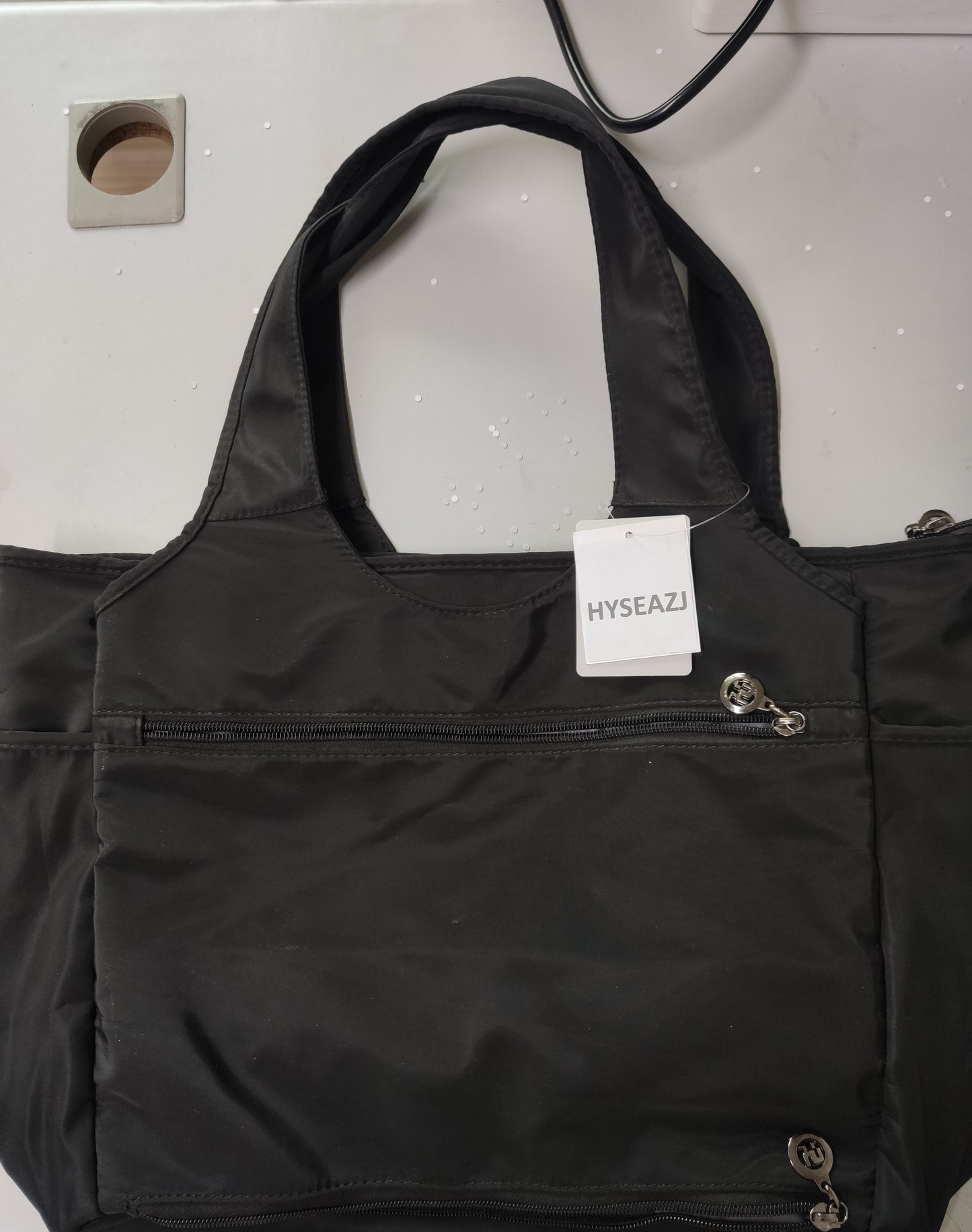 HYSEAZJ Large Capacity Waterproof Nylon Lady Single Shoulder Tote Bag Hand Bag