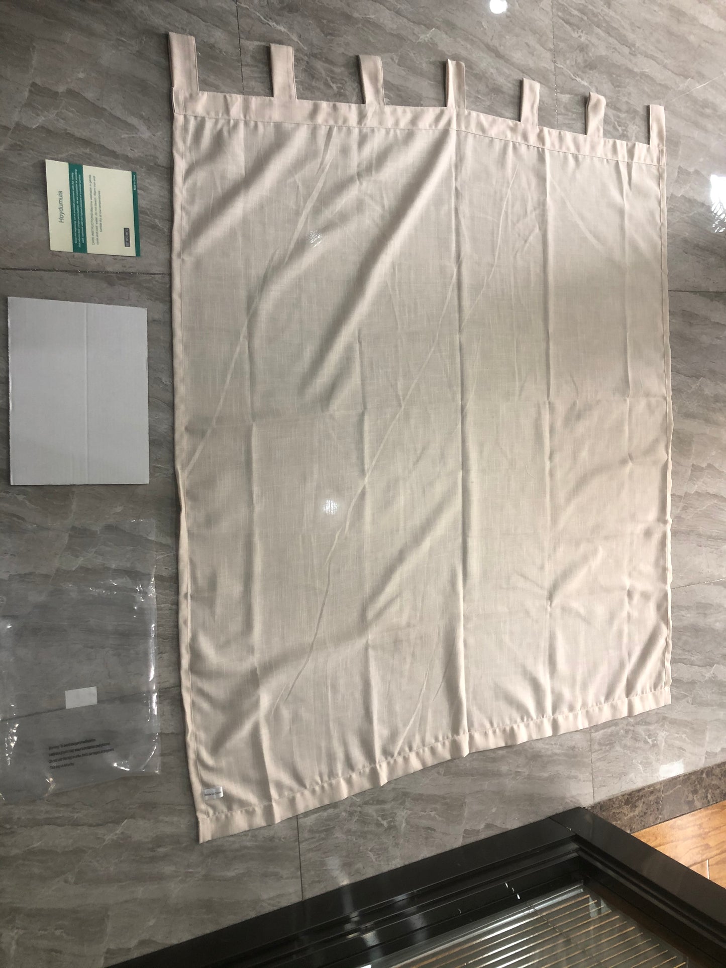Hoydumuia 100% polyester one piece soft pure color blackout curtains for the living room 52*96