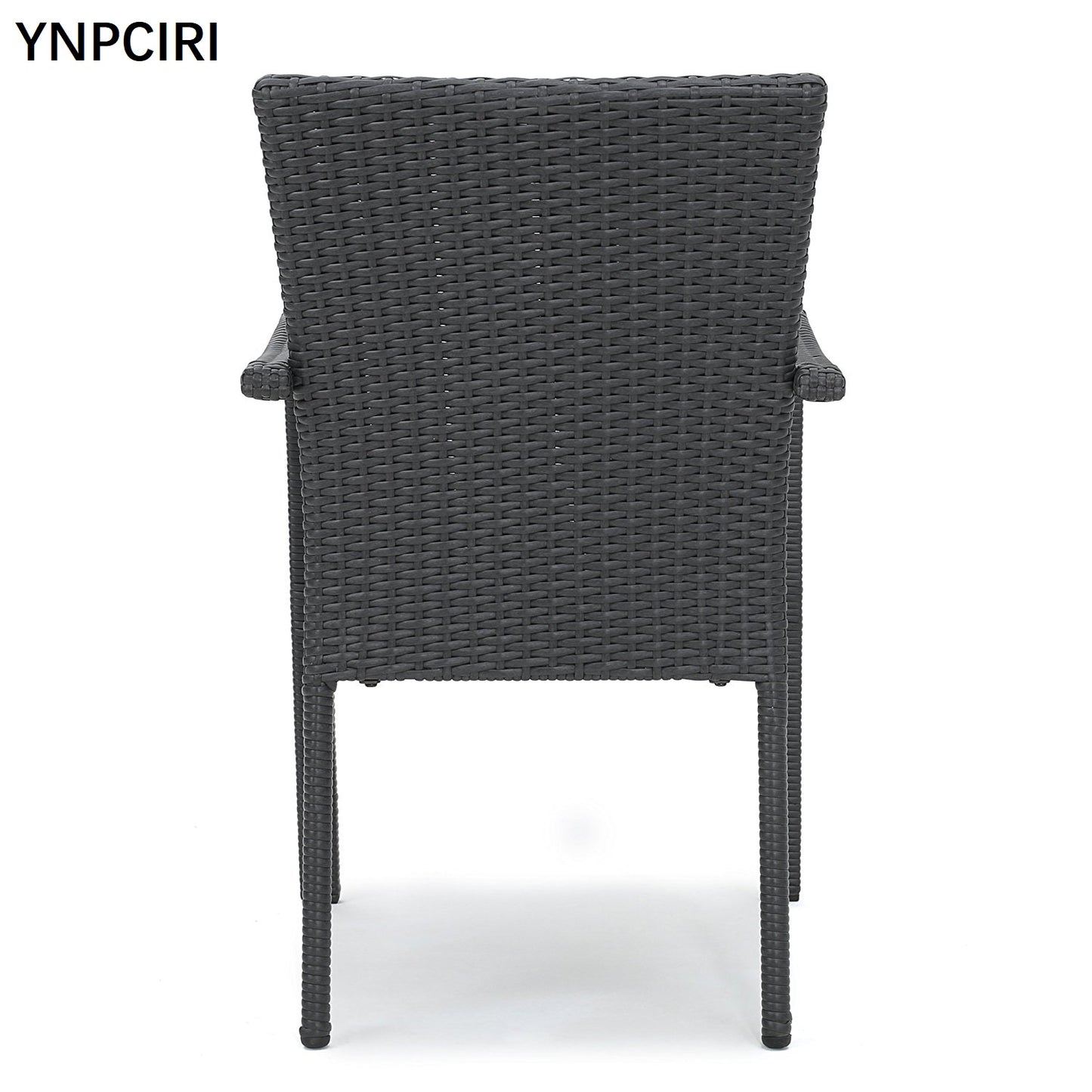 YNPCIRI Rattan Wicker Outdoor garden patio Stackable stacking Dining Chair with cushion