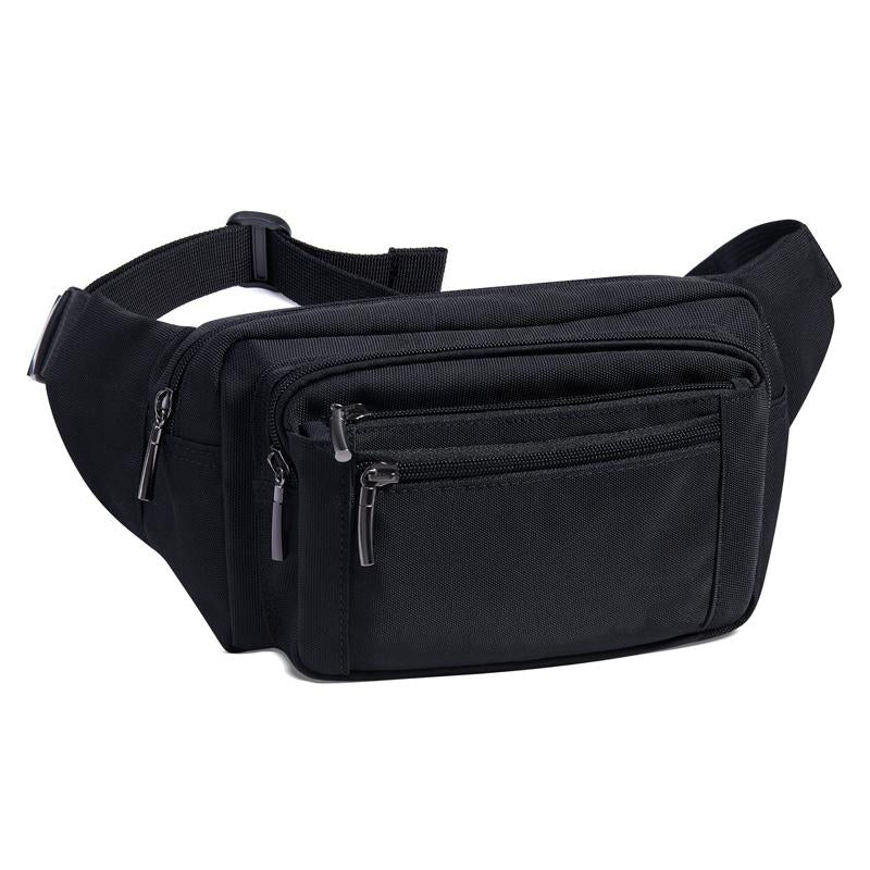 Wuxiudmao outdoor running hiking cycling fanny pack black sports bum waist bag
