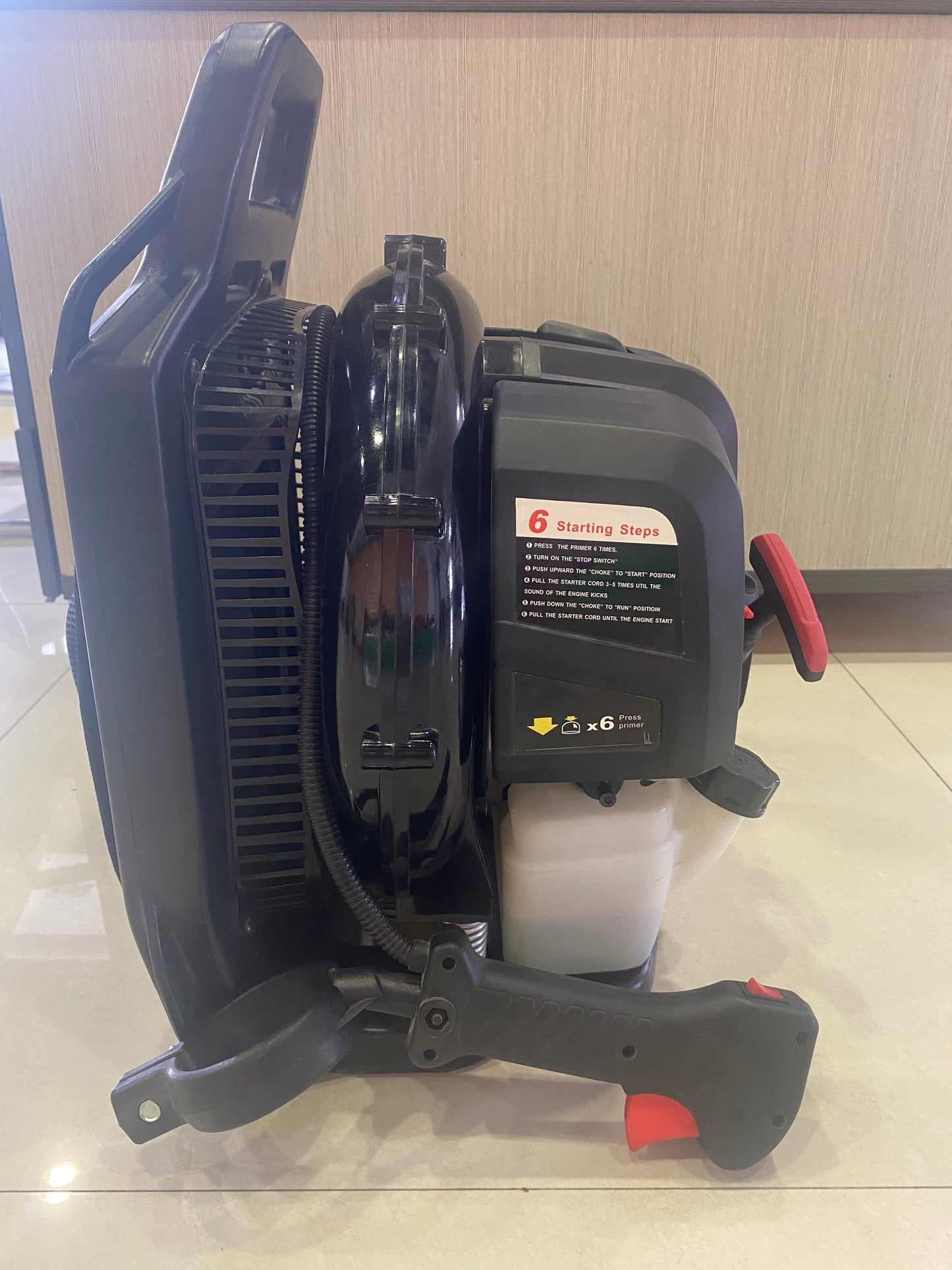 TPKOWE Gas Leaf Blower Gas Powered Blower 76cc 4 Cycle Engine Backpack Blower