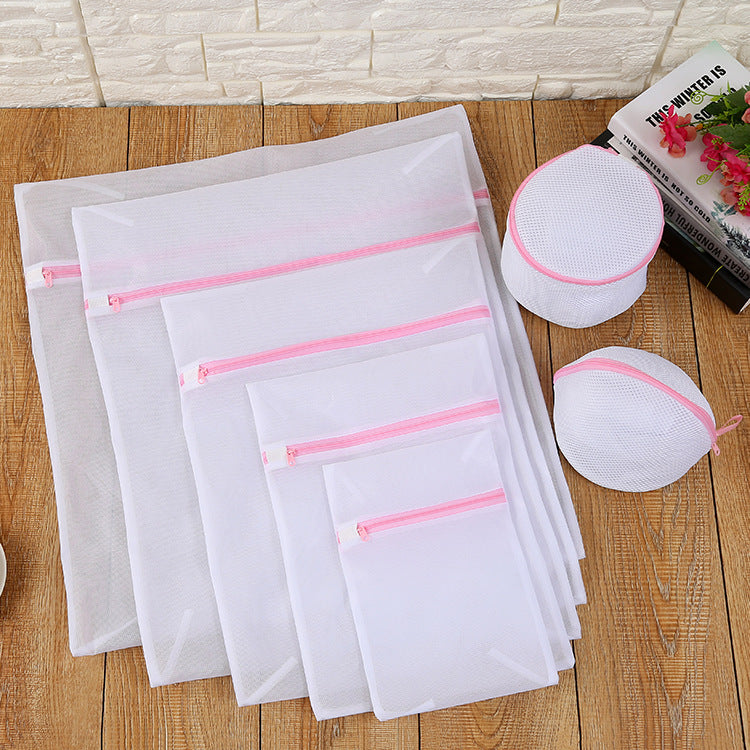 HMUKO 7 Sizes Delicate Mesh Pouch Clothing Washing Machine Laundry Mesh Bag