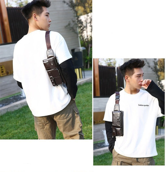 Wennalrous High Quality Tote Bag Men Fashion Elegant Soft PU Leather Handbag Shoulder Bags Crossbody Bags