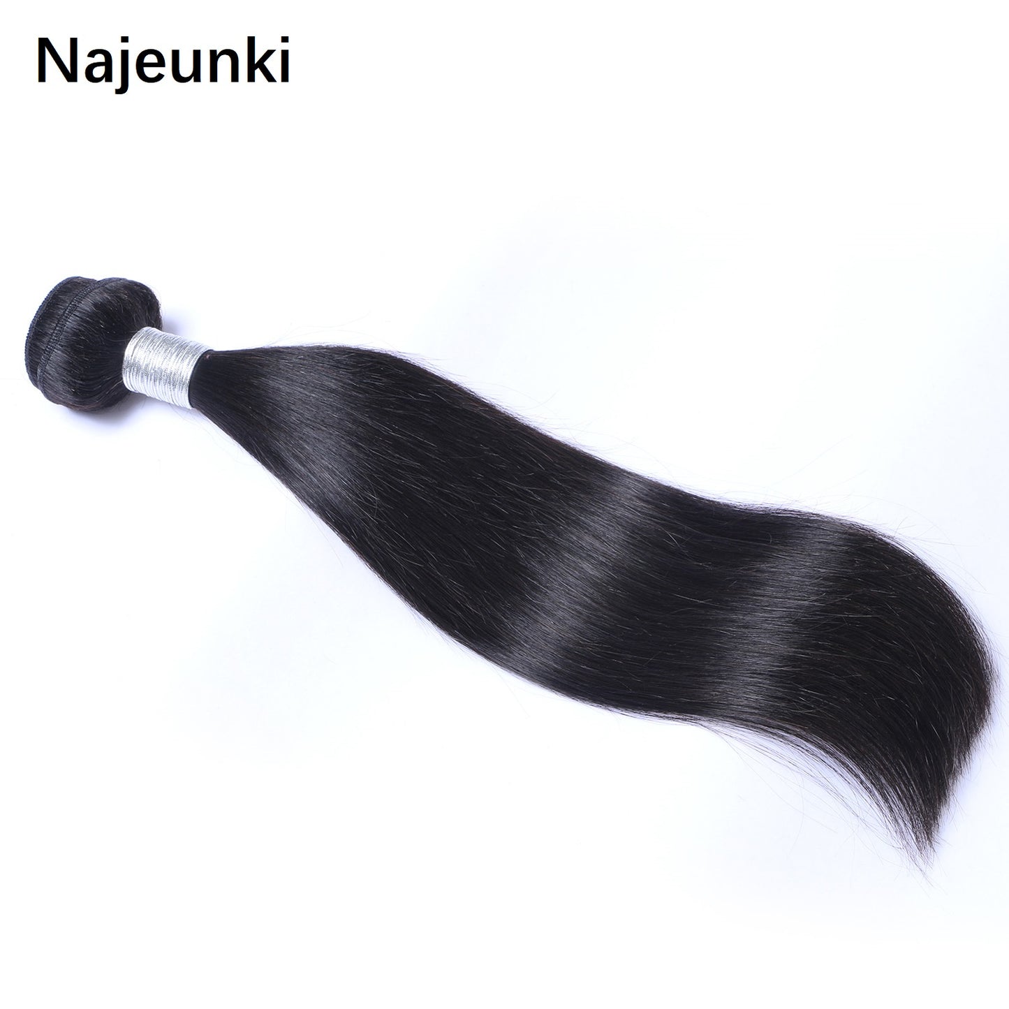 Najeunki premium cheap hawker grade 20 inches Brazilian virgin straight hair bundle