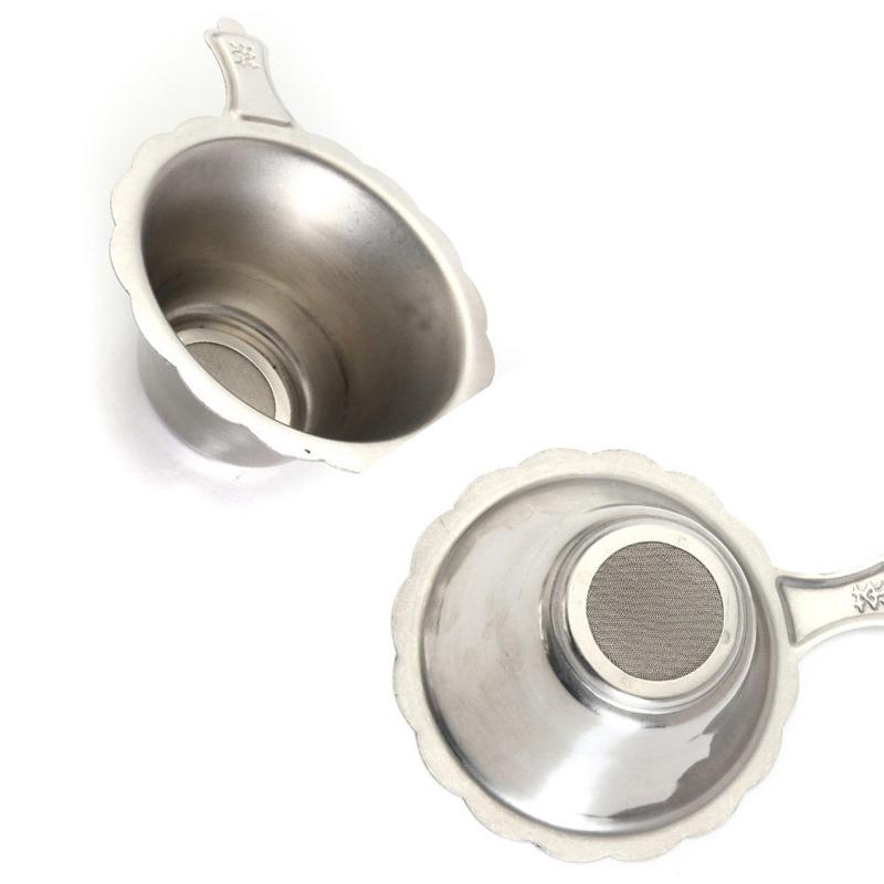 Reusable Stainless Steel Mesh Tea Infuser Teas Strainer Double-layer Fine Mesh Durable Useful Tea Filter Kitchen Accessories