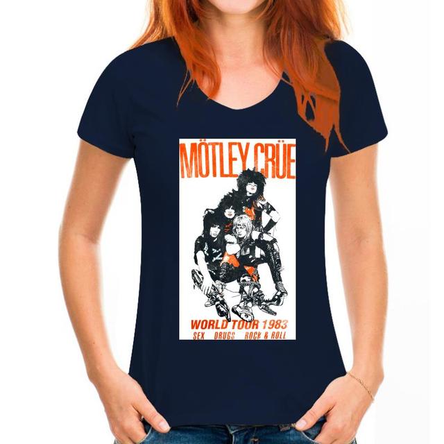 -motley-crue-guitar world tour 1983 reprint-shirt new t shirt S-234XL Z1063