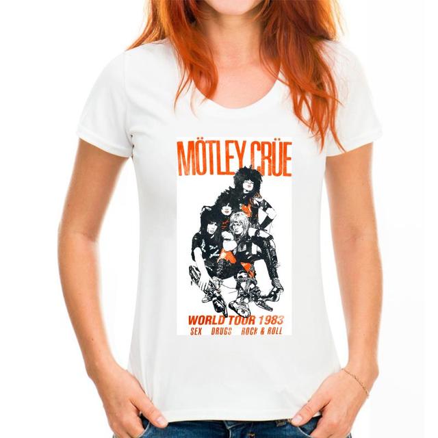 -motley-crue-guitar world tour 1983 reprint-shirt new t shirt S-234XL Z1063