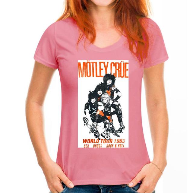 -motley-crue-guitar world tour 1983 reprint-shirt new t shirt S-234XL Z1063