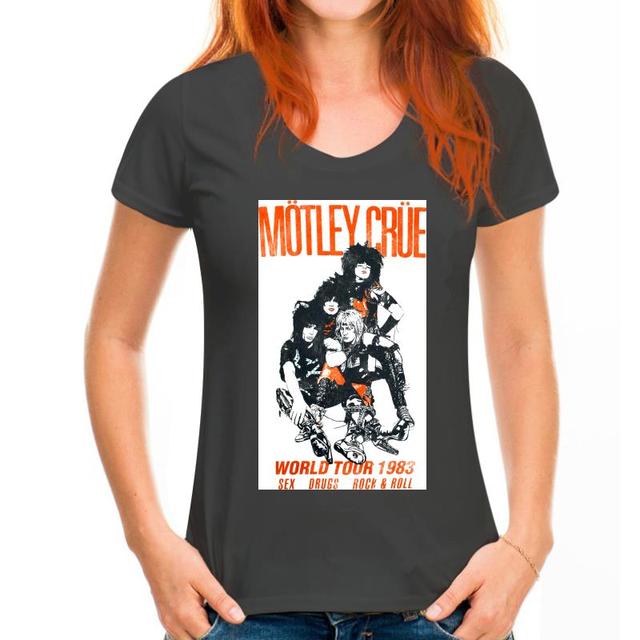 -motley-crue-guitar world tour 1983 reprint-shirt new t shirt S-234XL Z1063