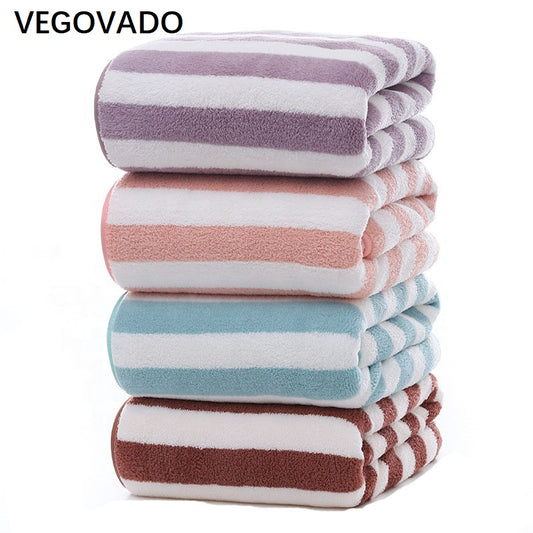 VEGOVADO Printed Fabric Hotel/Sports Spa Terry Microfiber Bath Towel and the best bath 100% microfiber towels