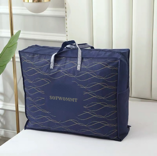 SOFWOMMT duvet quilted comforter 100% cotton bedding set microfiber bed quilt for healthy sleep