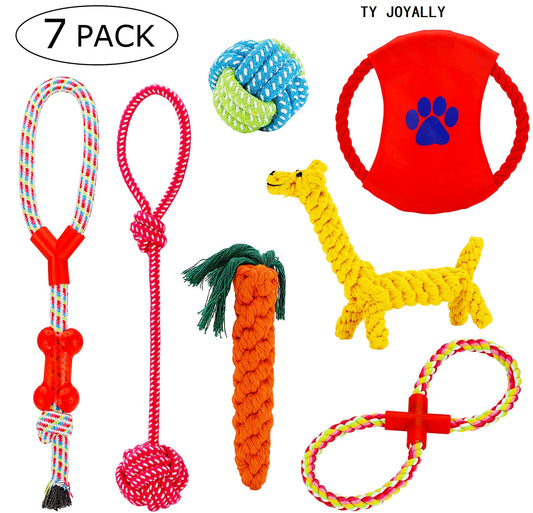 TY JOYALLY Dog Toys Durable Dog Rope Chew Toy Pet Products Plush Toys for Dog
