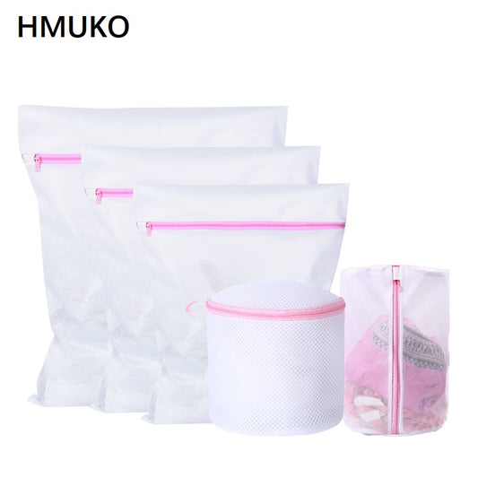 HMUKO 7 Sizes Delicate Mesh Pouch Clothing Washing Machine Laundry Mesh Bag