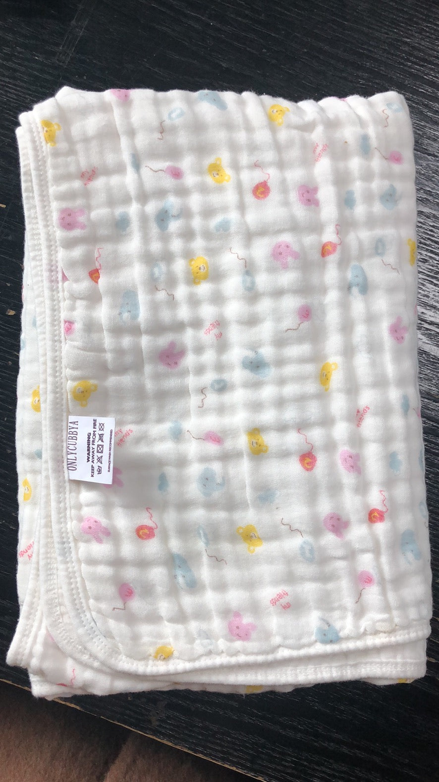 ONLYCUBBYA 3 Pack Breathable soft comfortable 100% cotton muslin baby swaddle blanket