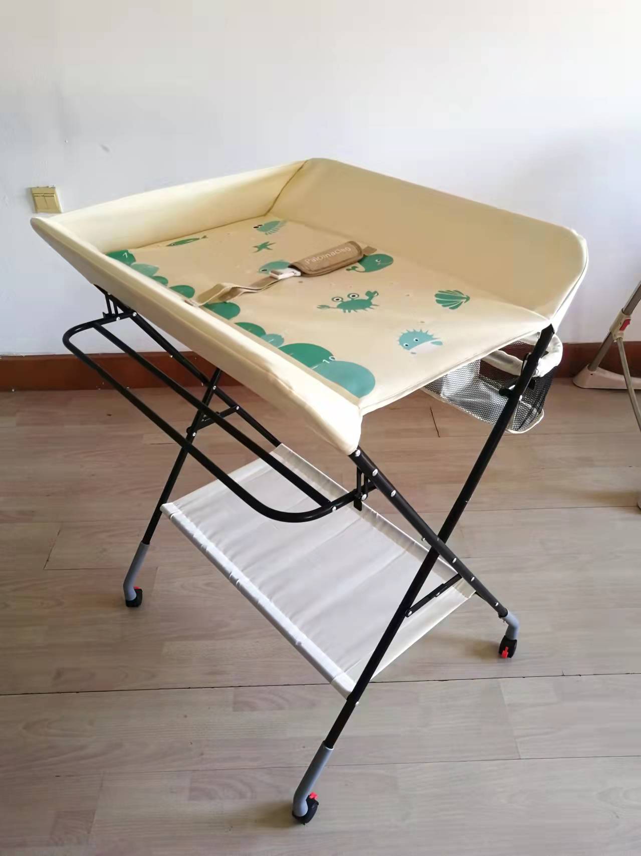 Palomacleo Baby diaper change care platform massage table crib for newborn babies