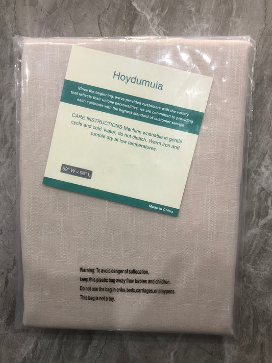 Hoydumuia 100% polyester one piece soft pure color blackout curtains for the living room 52*96