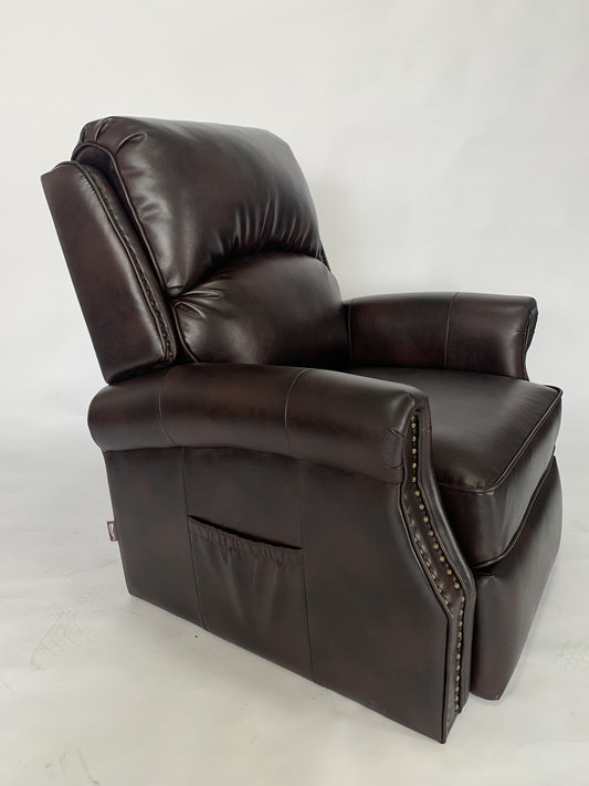 Lehboson Modern Living Room Recliner Single Sofa Seat Living Room Leather Recliner Sofa Chair