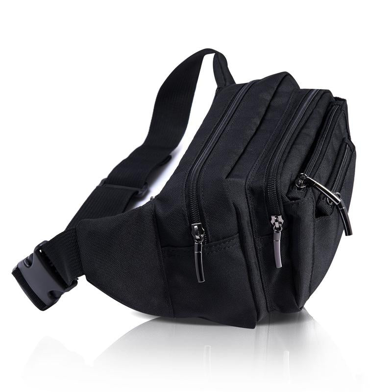 Wuxiudmao outdoor running hiking cycling fanny pack black sports bum waist bag