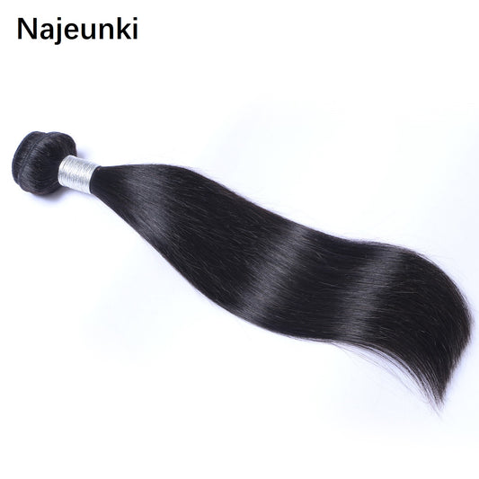 Najeunki premium cheap hawker grade 20 inches Brazilian virgin straight hair bundle