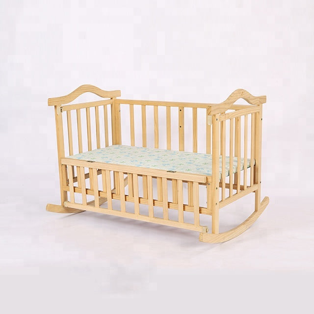 KBYTDREAM baby sleeping wooden bed multifunctional baby cribs cradle for baby bedroom