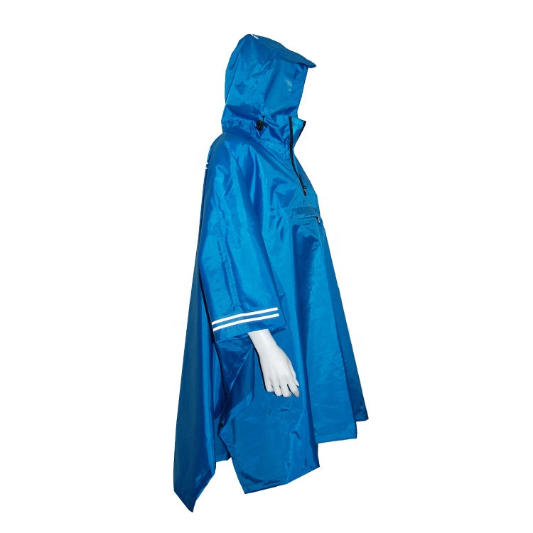 HKXRI Custom Polyester Waterproof Rain Wear Jacket for Men Women Adults