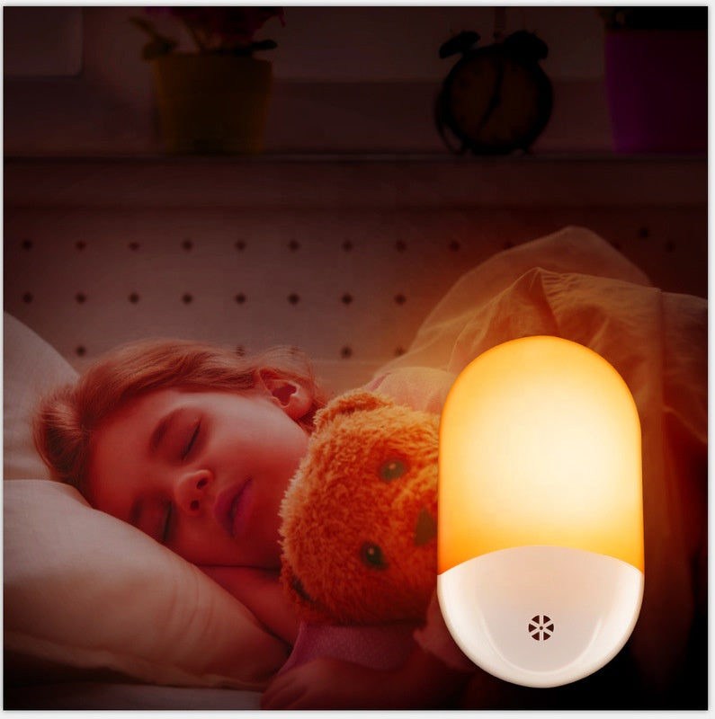 YUJWINAT 4 Pack Modern Bedroom Led Lamp Smart Motion Sensor Electric Night Light for Kids