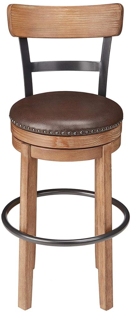 NOTEIPS Metal & Wooden Pub Bar Counter Stool Home Modern Cafe Furniture