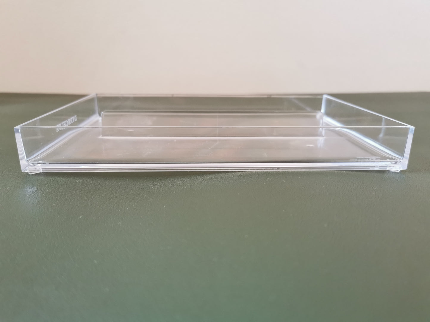 DYRECELVE Transparent Plastic Acrylic Drawer Organizer Box Clear Storage Display Tray