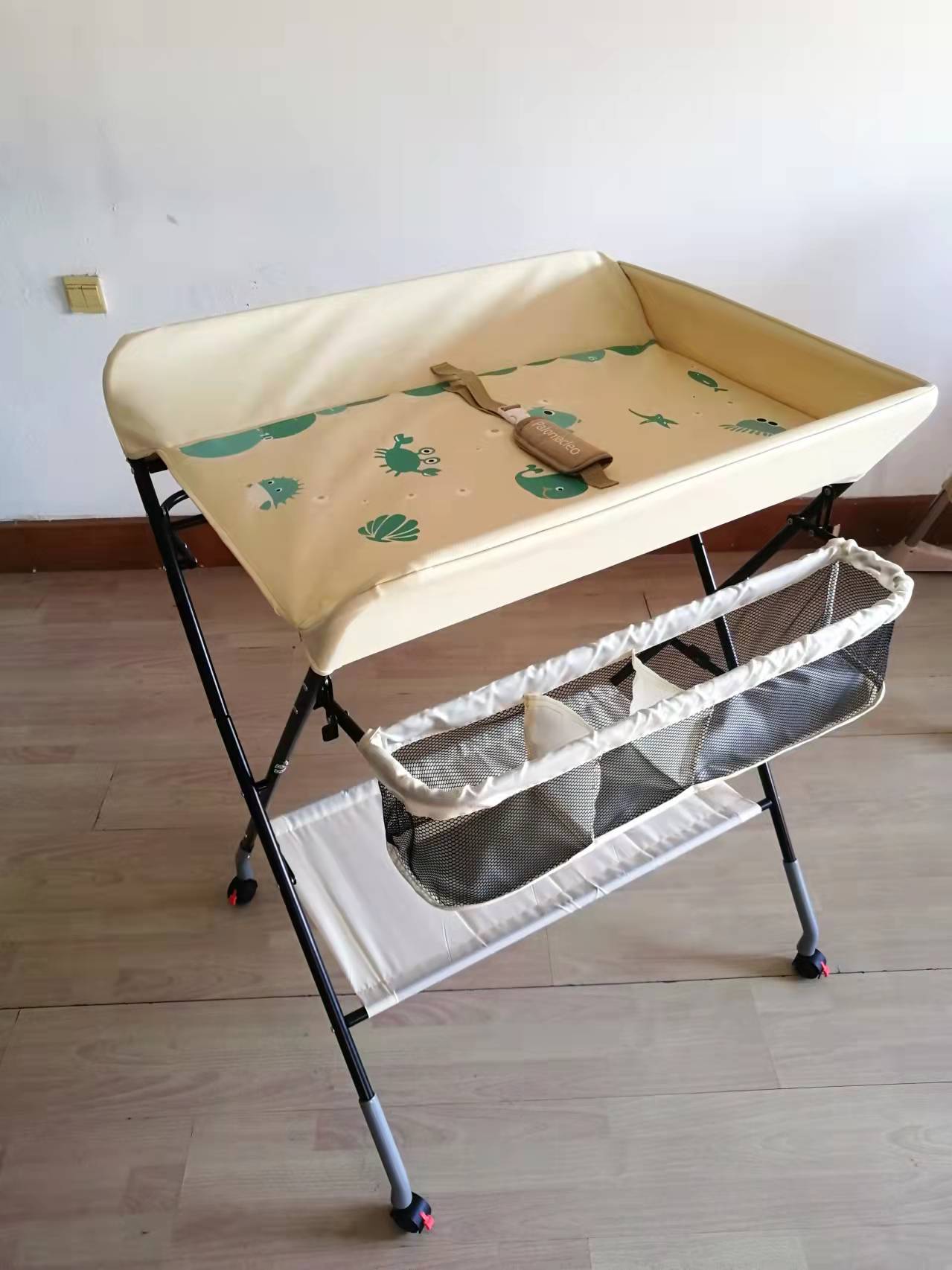 Palomacleo Baby diaper change care platform massage table crib for newborn babies